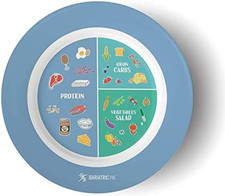 Bariatric Portion Control Plate 2.0 - Blue