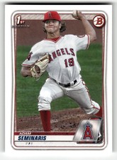 2020 Bowman Draft Adam Seminaris #BD-163 Los Angeles Angels 1ST BOWMAN BEAUTY!