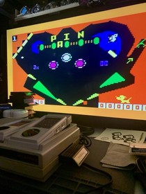 INTELLIVISION PINBALL WHITE LABEL CART/MANUAL/ 2 OVERLAYS ONLY & TESTED 4/5/26