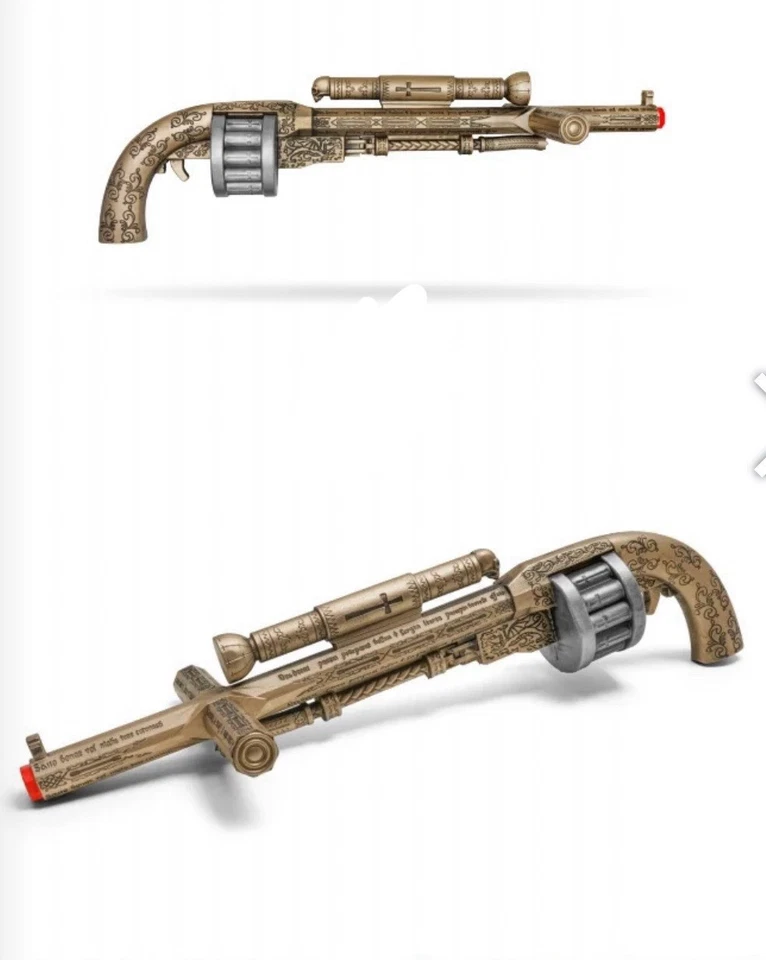 Holy Shotgun Constantine Foam Gun Toys 1:1 Full Size Cosplay Full Size 28”x9.5” - Image 2 of 4