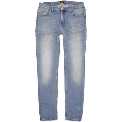Lee Rider  Damen Blau Straight Regular Stretch Jeans W34 L32 (107169)