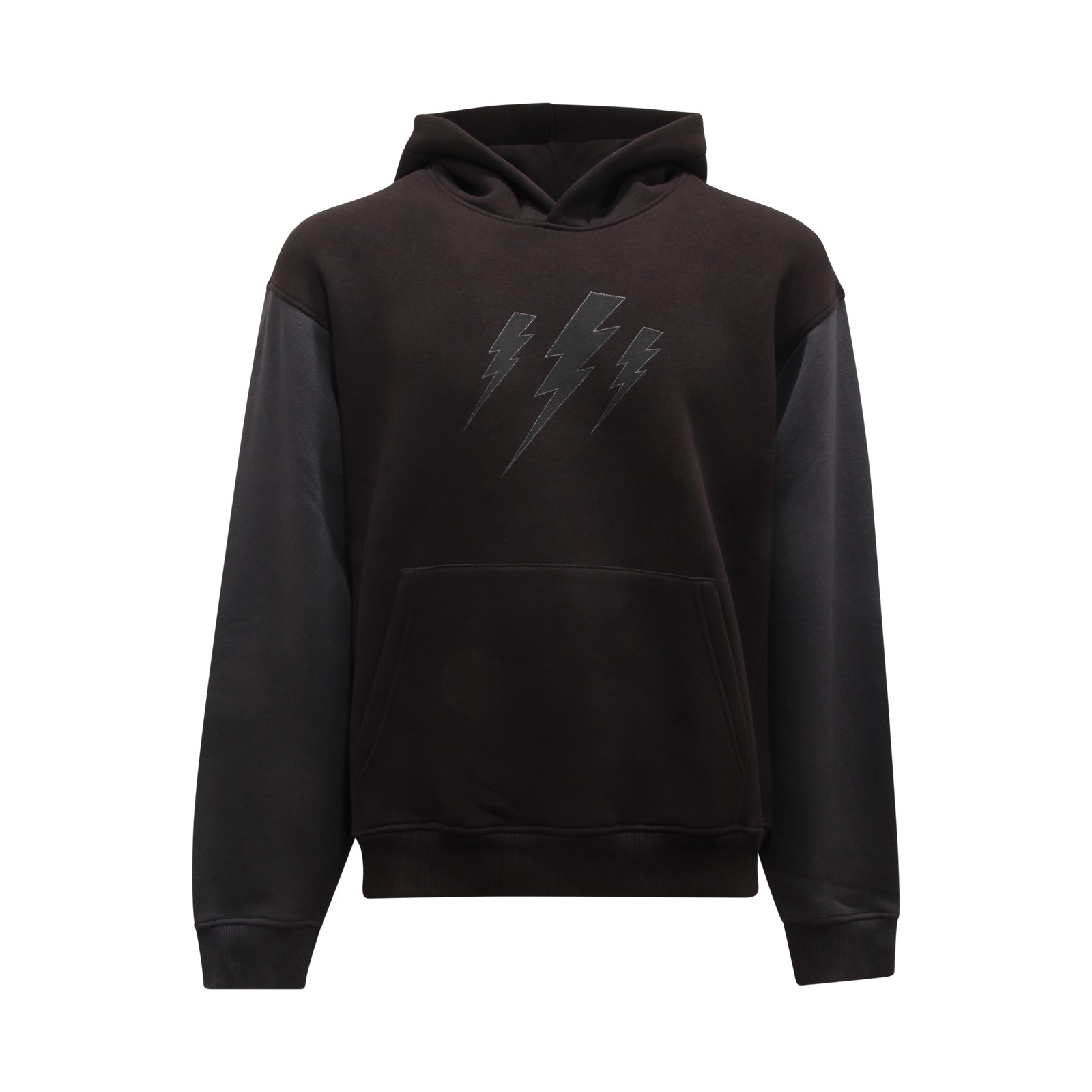 M6785 FELPA UOMO NEIL BARRETT MAN SWEATSHIRT BLACKGREY 73590₽