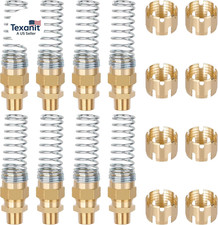 8pcs Brass Dot Air Brake Hose End Fittings 12 Hose X 12 Male Connector Wit