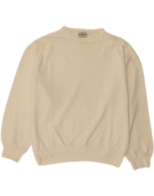 S.OLIVER Damen Oversize Rundhals Pullover Pulli UK 16 Large Off White KN12