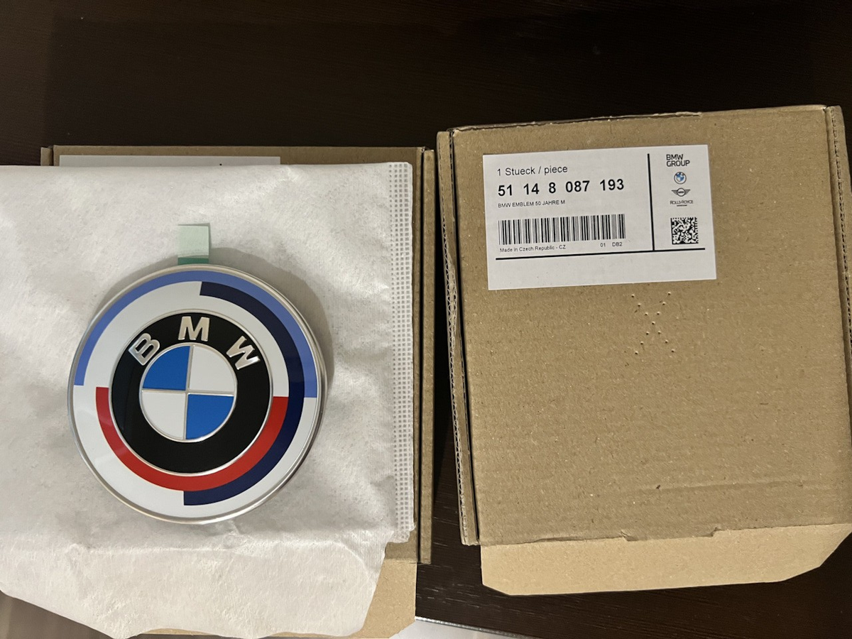 BMW 50 Years M Heritage Badge X5 (G05) 82 mm SET of 2 pcs. | eBay