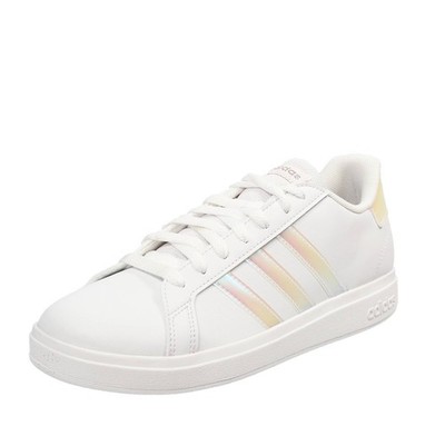 Adidas Grand Court K Weiß - Größe 40 [6,5 US 24,6cm] Schuhe Mädchen Junior