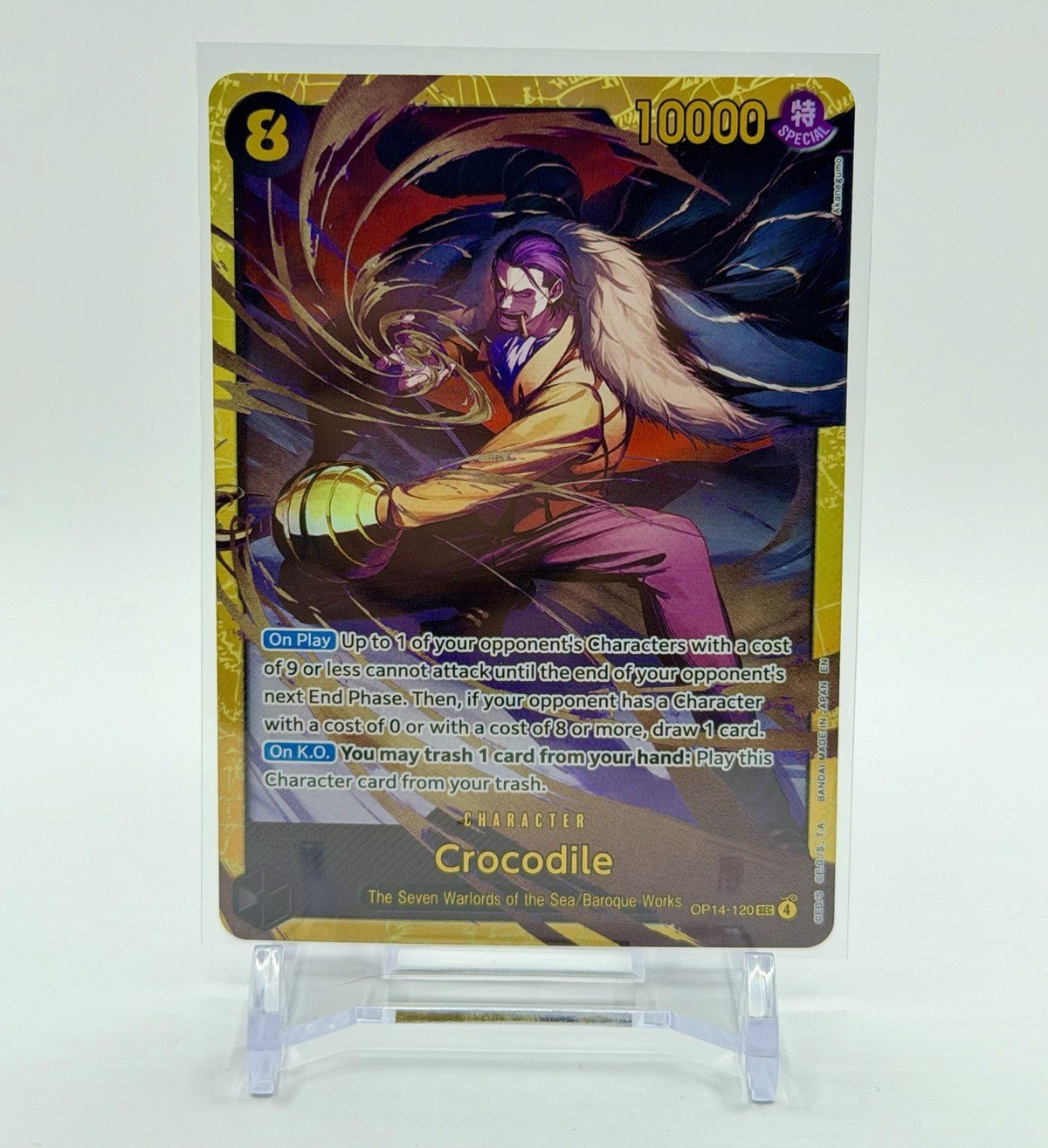 Crocodile - OP14-120 - The Azure Sea's Seven (OP14) - SEC Near Mint NM
