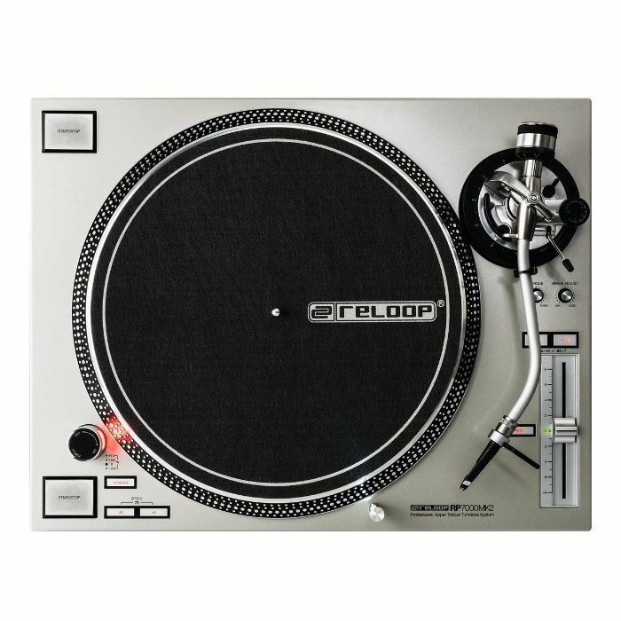 Reloop RP-7000MK2 Professional Upper Torque DJ Turntable (silver)