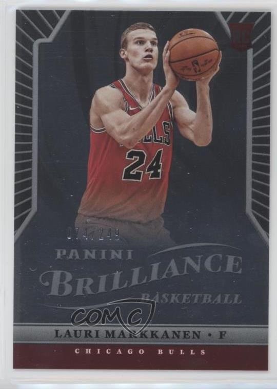 2017-18 Panini Chronicles Brilliance 74/249 Lauri Markkanen #372 4l6