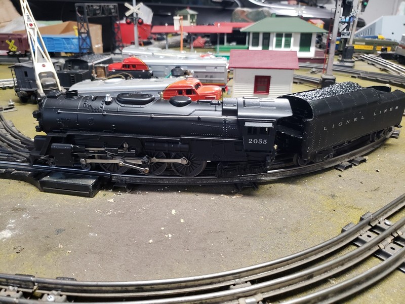Lionel Hudson  2055 4-6-4 locomotive-2046W whistle tender w LED lights-see video