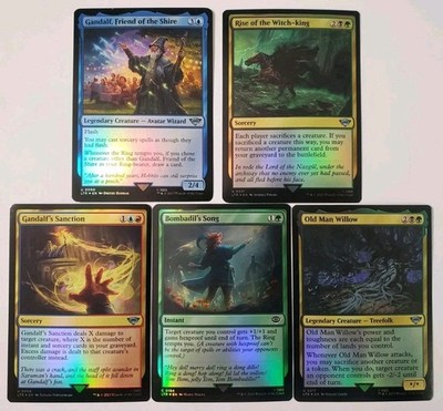 MTG The Lordof The Rings FOIL Lot 0050 Gandalf, Friend of the Shire, 0221 Rise 