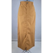 Anthropologie Maeve Colette Linen Stretch Maxi Skirt Sz M