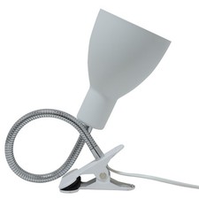 LED-Klemmleuchte - weiß - Flexoarm - Ø 11 cm