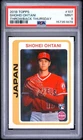 Shohei Ohtani 2018 Topps Throwback Thursday PSA 9 Angels Dodgers Rookie