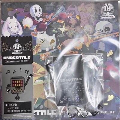 Undertale 10th Anniversary Concert Set with Program Ticket Strap