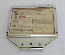  3 slot  Payphone Telephone Top Flag sign Western Electric Automatic Electric 