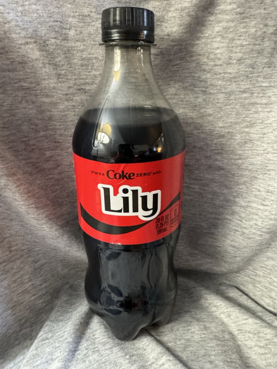 Share a Coke with Lily 2025 Personalized Gift Coca~Cola Bottle