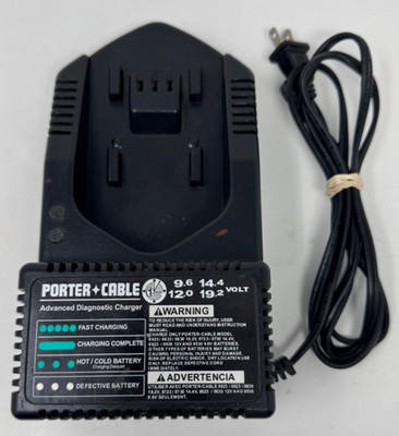 Porter Cable 8924 19.2V Battery Charger Fast 9.6 19.2V Tested OEM