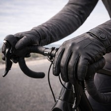 Winter Leather Gloves Sheepskin Cashmere Lined Touchscreen for Driving  Cycling