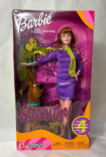 2002 Mattel Barbie As DAPHNE Scooby Doo! 55887 Cartoon Network In Original Box
