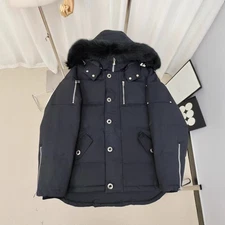 Men / Women Classic Moose Knuckles Warm Scissors Hooded Down Jacket &+