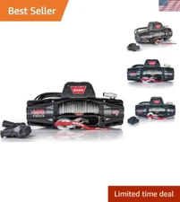 12,000 lb Warn VR EVO 8 Winch - High-Performance Waterproof Design with Remote
