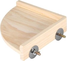 Natural Wood Bird Perch Stand,Playground, Bird Play Gym Toys 6 in x 6 in  NEW