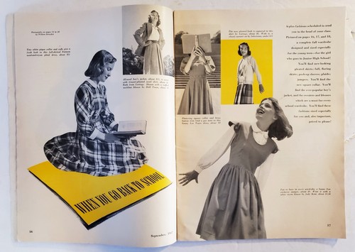 Lot of4 AMERICAN GIRL MAGAZINE Sept 1947 March & Apr 1948 Aug 1949 Girl Scouts - Picture 4 of 11