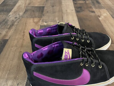 toko　SBE M NIKE Toki ND 385444-008 Black Purple Size 15 SB