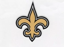 New Orleans Saints Vinyl Decal helmet window laptop to 14" FREE TRACKING