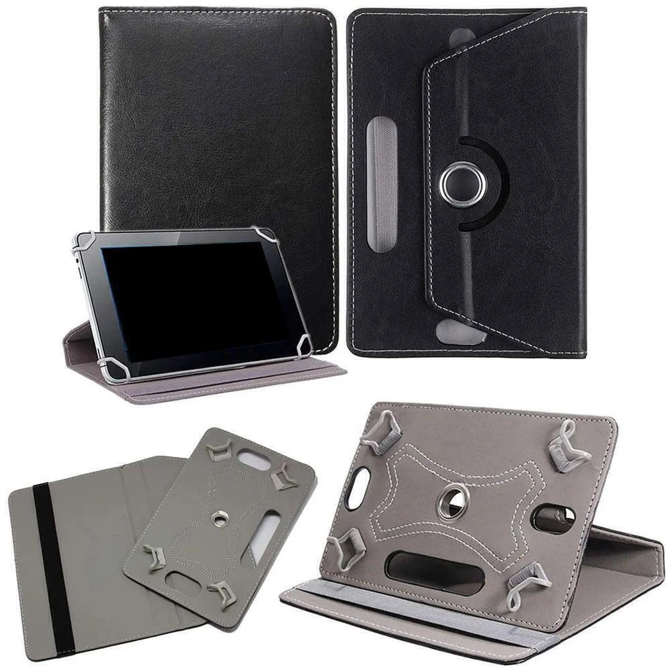 Universal Leather Case Cover Flip Stand Wallet For 7In X7O6 Pad Tablet S2G1 U6U4 - Image 2 of 4