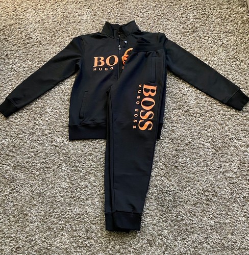 hugo boss black and gold tracksuit bottoms