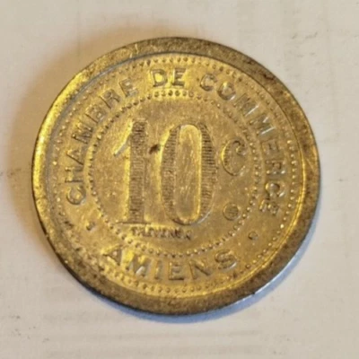 Pièce de 10 centimes 1921 Amiens - Photo 1/4
