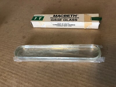 #ad Macbeth High Pressure Gage Glass A4 $25.00