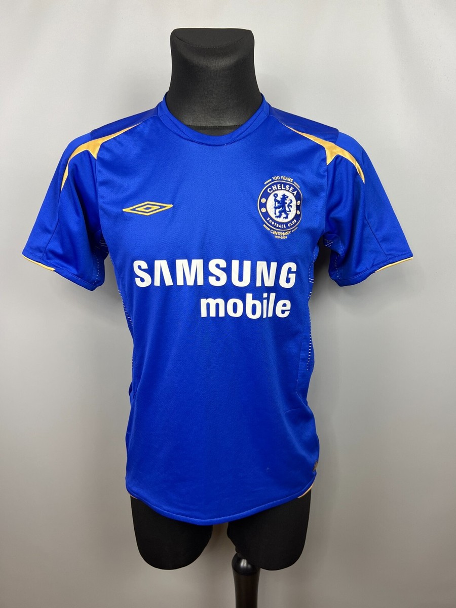 CHELSEA 2005 2006 HOME SHIRT CENTENARY FOOTBALL SOCCER UMBRO MENS