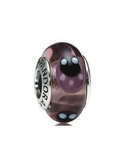 #790652 Morado Cristal Murano Ladybug Charm Nuevo | eBay