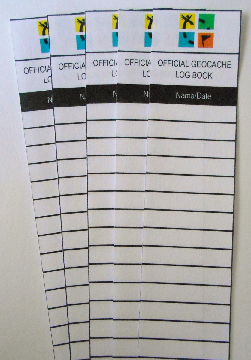 5 Official Geocaching Log books size 1 inch Free Shipping | eBay 5-official-geocaching-log-books-size-1-inch-free-shipping-ebay