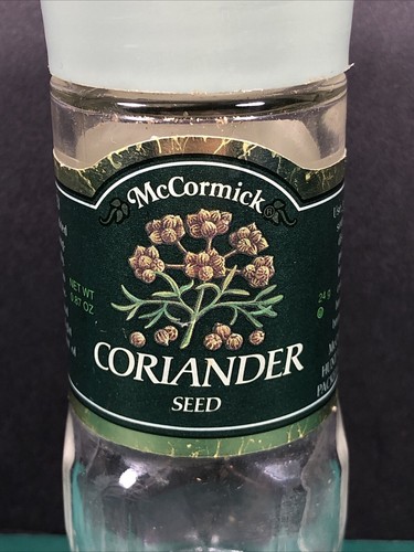 Vintage McCormick | Coriander Seed | Spice Jar | Green Lid | Empty - Picture 2 of 10