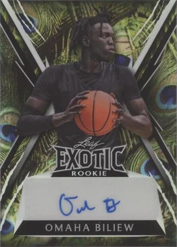 2023 Leaf Exotic Young Stars Edition - Omaha Biliew #BA-OB1