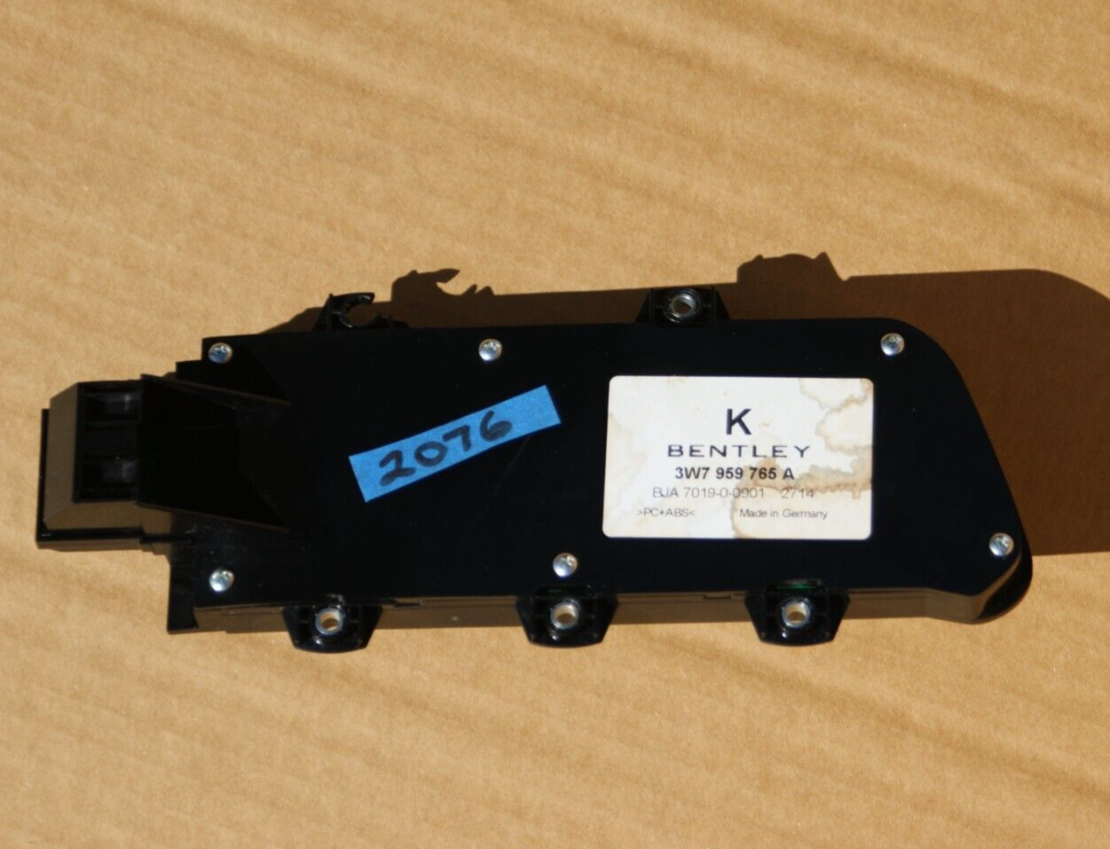 2011 - 2017 oem Bentley Continental GTC left SEAT ADJUSTMENT CONTROL 16 15 14 13