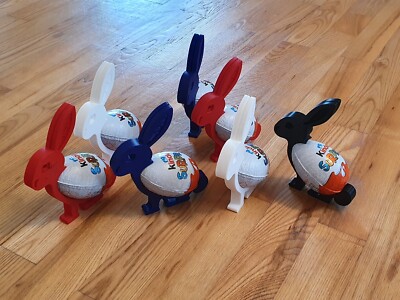 3D Printed Easter Bunny - Fun and Festive Toy for Kinder, Ideal Easter Surprise