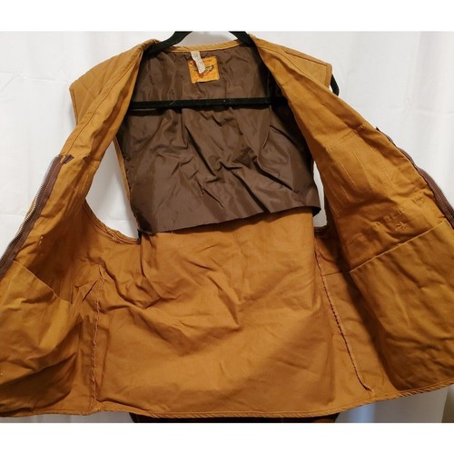 Vintage Outdoor Adventures Water Repellant Duck Canvas Hunting Vest Mens Large - 第 3/16 張圖片