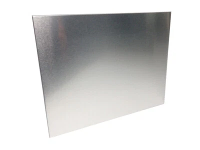 Aluminium Alu Tôle 1 1,5 2 3 4 5 6mm 1m 1,5m Découpages Glattblech Plateau en - Photo 1/4