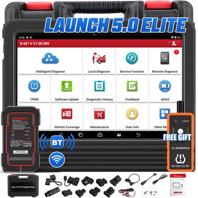 2024 LAUNCH X431 PRO V5.0 Bidirectional Car Diagnostic Scanner Tool Key Coding