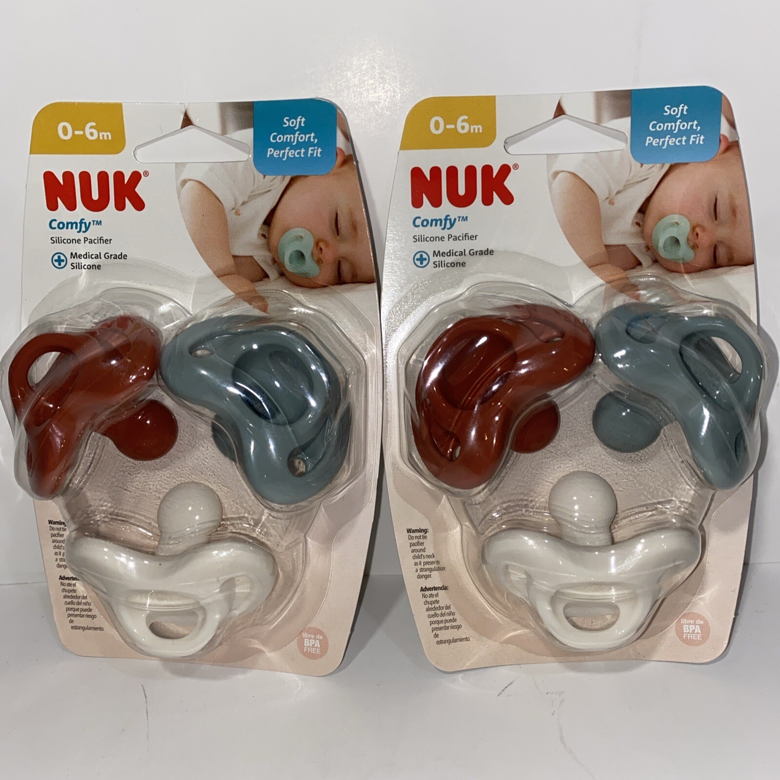 Nuk Silicone Pacifier Nuk Pacifier 2pk Sz1 Sensitive Save