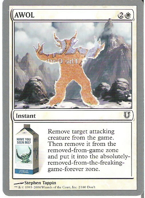 Magic: the Gathering Unhinged (2004): Pick from drop-down list