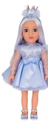 DesignaFriend Elsa Prinzessin Ballerina Puppe - 18 Zoll / 46 cm