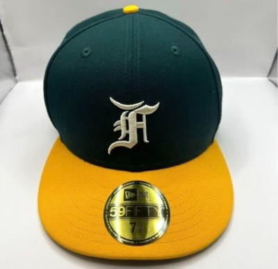 FEAR OF GOD ESSENTIALS NEW ERA Hat Cap Adult Size 7 5/8 Green