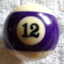 12 Twelve Poolbilliard Ball Shift Knob 214 Custon 3-4-5-6 Speed