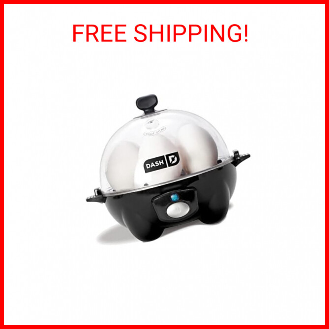 DASH Rapid Egg Cooker 6-Capacity Electric Hard Boiled Eggs Maker